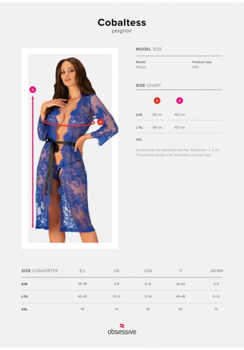 Bielizna-Cobaltess peniuar L/XL Bielizna-Cobaltess peniuar L/XL