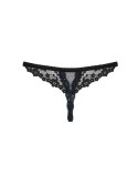 Bielizna-Letica stringi otwarte czarne S/M Bielizna-Letica stringi otwarte czarne S/M
