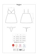 Bielizna-Rosalyne babydoll i stringi czerwona S/M Bielizna-Rosalyne babydoll i stringi czerwona S/M