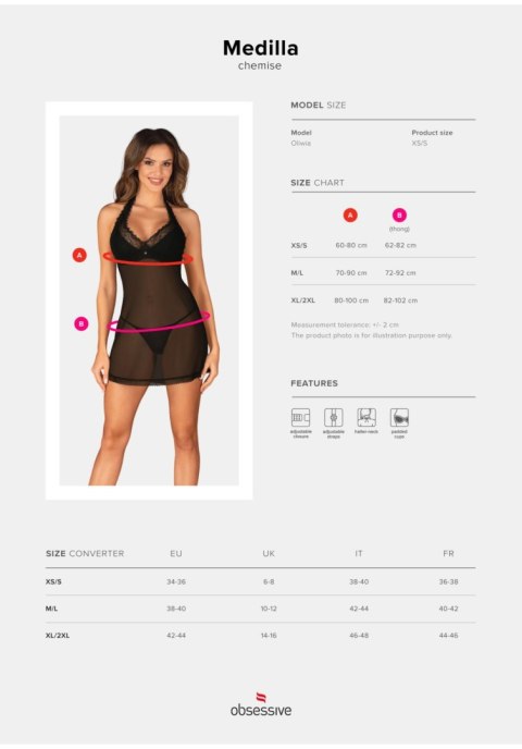 Medilla koszulka i stringi M/L Medilla koszulka i stringi M/L