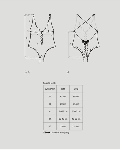 Bielizna-Fiorenta body L/XL Bielizna-Fiorenta body L/XL