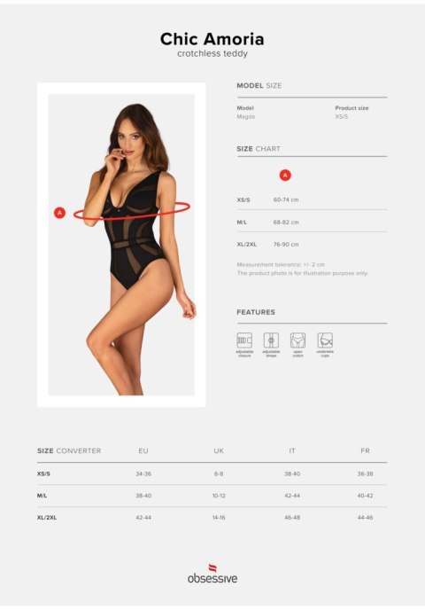 Chic Amoria body otwarte M/L Chic Amoria body otwarte M/L