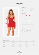 Ingridia koszulka i stringi M/L Ingridia koszulka i stringi M/L
