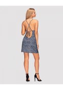Nadines koszulka i stringi niebieska L/XL Nadines koszulka i stringi niebieska L/XL