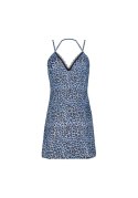 Nadines koszulka i stringi niebieska L/XL Nadines koszulka i stringi niebieska L/XL