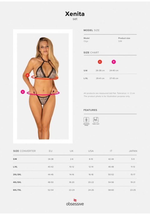 Xenita komplet 2-częściowy L/XL Xenita komplet 2-częściowy L/XL