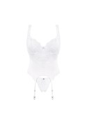 Bielizna-Amor Blanco gorset i stringi biały S/M Bielizna-Amor Blanco gorset i stringi biały S/M