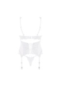 Bielizna-Amor Blanco gorset i stringi biały S/M Bielizna-Amor Blanco gorset i stringi biały S/M