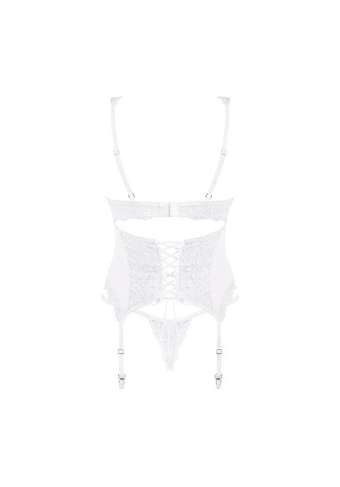 Bielizna-Amor Blanco gorset i stringi biały S/M Bielizna-Amor Blanco gorset i stringi biały S/M