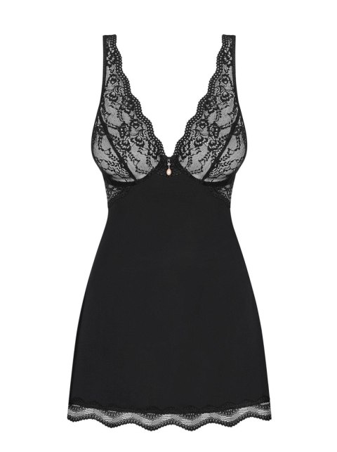 Bielizna-Luvae babydoll i stringi czarne XXL Bielizna-Luvae babydoll i stringi czarne XXL
