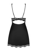 Bielizna-Luvae babydoll i stringi czarne XXL Bielizna-Luvae babydoll i stringi czarne XXL