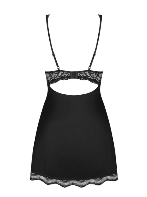 Bielizna-Luvae babydoll i stringi czarne XXL Bielizna-Luvae babydoll i stringi czarne XXL