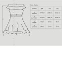Bielizna-Flores koszulka i stringi czarna S/M Bielizna-Flores koszulka i stringi czarna S/M
