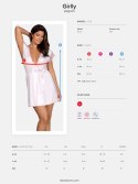 Bielizna-Girlly peniuar biały XXL Bielizna-Girlly peniuar biały XXL