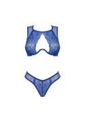 Bielizna-Giselia komplet 2-częściowy niebieski M/L Bielizna-Giselia komplet 2-częściowy niebieski M/L