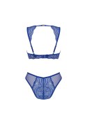 Bielizna-Giselia komplet 2-częściowy niebieski M/L Bielizna-Giselia komplet 2-częściowy niebieski M/L