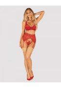 Bielizna-Lonesia pas do pończoch czerwony S/M Bielizna-Lonesia pas do pończoch czerwony S/M