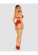 Bielizna-Lonesia pas do pończoch czerwony S/M Bielizna-Lonesia pas do pończoch czerwony S/M