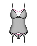 Novenes gorset i stringi XL/2XL Novenes gorset i stringi XL/2XL