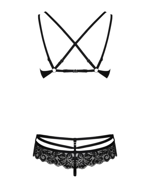 Bielizna-860-SET-1 komplet 2-częściowy czarny L/XL Bielizna-860-SET-1 komplet 2-częściowy czarny L/XL