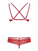 Bielizna-860-SET-3 komplet 2-częściowy czerwony L/XL Bielizna-860-SET-3 komplet 2-częściowy czerwony L/XL