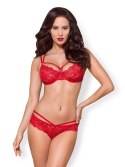 Bielizna-860-SET-3 komplet 2-częściowy czerwony S/M Bielizna-860-SET-3 komplet 2-częściowy czerwony S/M