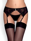 Bielizna-Charms pas do pończoch i stringi czarny S/M Bielizna-Charms pas do pończoch i stringi czarny S/M