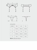 Bielizna-Charms pas do pończoch i stringi czarny S/M Bielizna-Charms pas do pończoch i stringi czarny S/M
