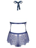 Bielizna-Flowlace komplet niebieski L/XL Bielizna-Flowlace komplet niebieski L/XL