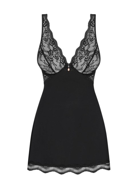 Bielizna-Luvae babydoll i stringi Czarny XS/S Bielizna-Luvae babydoll i stringi Czarny XS/S