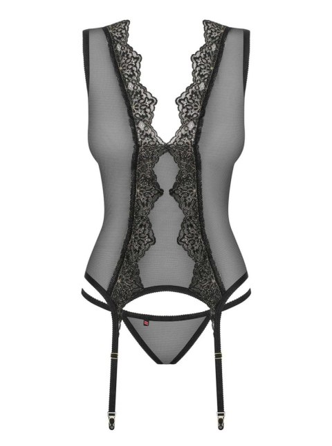 Bielizna-Meshlove gorset i stringi L/XL Bielizna-Meshlove gorset i stringi L/XL