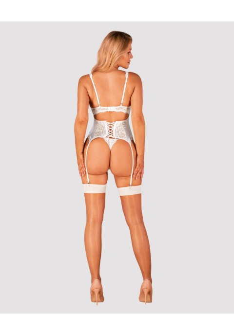 Bielizna-S814 pończochy białe L/XL Bielizna-S814 pończochy białe L/XL