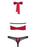 Bielizna-Sensuelia komplet 2-częściowy czerwony L/XL Bielizna-Sensuelia komplet 2-częściowy czerwony L/XL