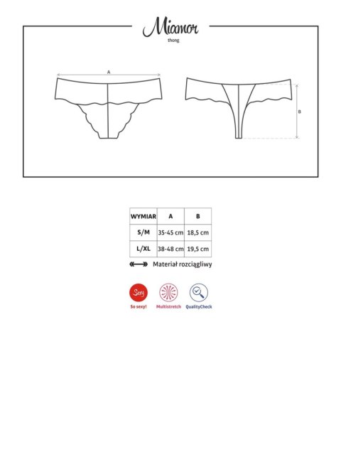 Bielizna-Miamor stringi L/XL Bielizna-Miamor stringi L/XL
