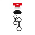 Kajdanki- Me You Us Bound To Please Blindfold Wrist And Ankle Cuffs Black Kajdanki- Me You Us Bound To Please Blindfold Wrist And Ankle Cuffs Black