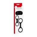 Kajdanki- Me You Us Bound To Please Blindfold Wrist And Ankle Cuffs Black Kajdanki- Me You Us Bound To Please Blindfold Wrist And Ankle Cuffs Black
