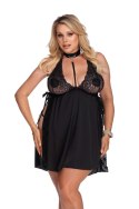 LAURA black chemise L+ (czarna halka) LAURA black chemise L+ (czarna halka)