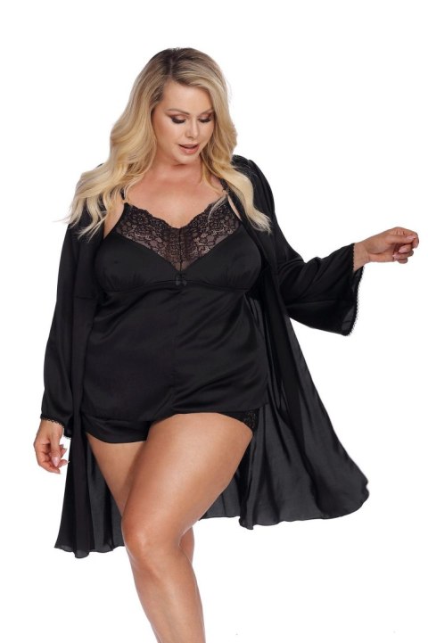 LAURA black robe L+ (czarny szlafrok) LAURA black robe L+ (czarny szlafrok)