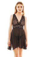 MARGARITHA BLACK CHEMISE S/M MARGARITHA BLACK CHEMISE S/M