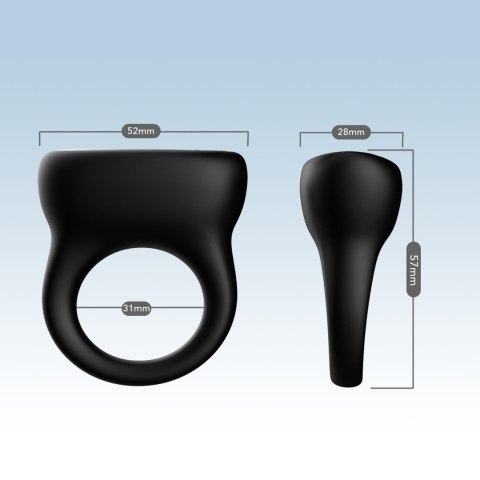 Oring Black, 9 vibration functions Oring Black, 9 vibration functions