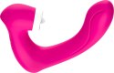 Stymulator silicone 2*9 vibration function Rose Red Stymulator silicone 2*9 vibration function Rose Red