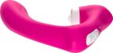 Stymulator silicone 2*9 vibration function Rose Red Stymulator silicone 2*9 vibration function Rose Red