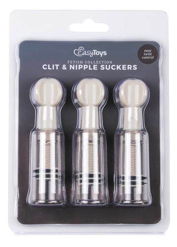 Pompka-Nipple & Clit Suckers 3pcs Pompka-Nipple & Clit Suckers 3pcs