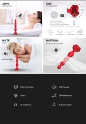 Rosestick Red, 9 vibration functions Rosestick Red, 9 vibration functions