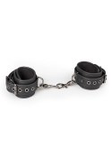 Kajdanki-Black Leather Handcuffs Kajdanki-Black Leather Handcuffs
