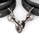 Kajdanki-Black Leather Handcuffs Kajdanki-Black Leather Handcuffs