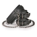 Kajdanki-Leather Collar With Handcuffs Kajdanki-Leather Collar With Handcuffs