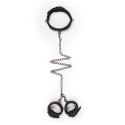 Kajdanki-Leather Collar With Handcuffs Kajdanki-Leather Collar With Handcuffs