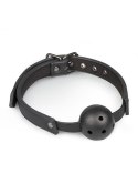 Knebel-Ball Gag With PVC Ball - Black Knebel-Ball Gag With PVC Ball - Black