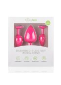 Plug-Diamond Plug Set-Pink Plug-Diamond Plug Set-Pink